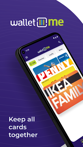 Android application WalletMe screenshort