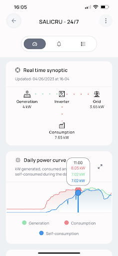 Android application Equinox Salicru screenshort
