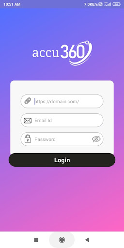 Android application Accu360 (Beta) screenshort