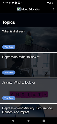 Android application Mood Education screenshort