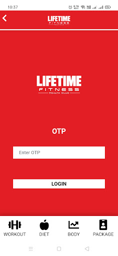 Lifetime fitness health club Screen 2
