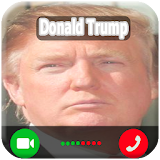 Fake video call Donald Trump icon