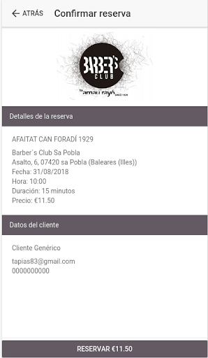 Barbers Club Sa Pobla Screen 3