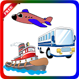 Transportation Coloring Book icon