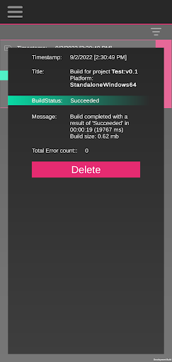 Build Notification Screen 3
