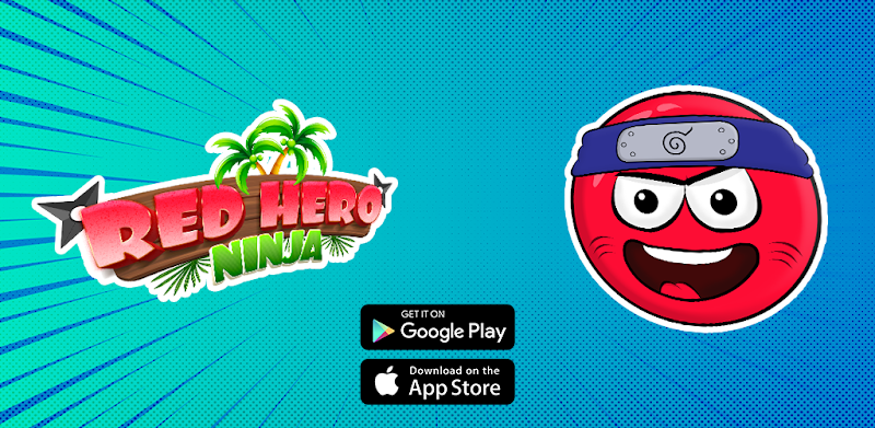 Red Ninja Hero 4 : Ball Bounce Adventure