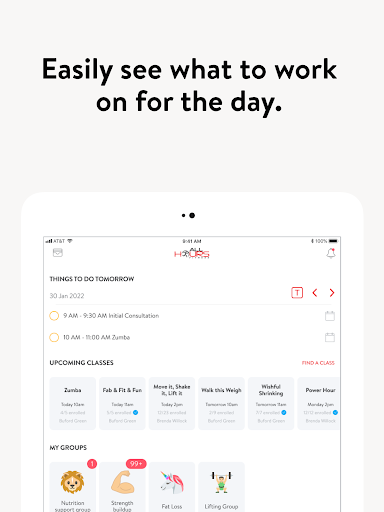Screenshot of All Hours Fitness