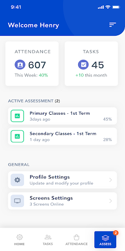 Android application BrightCaster Teacher screenshort
