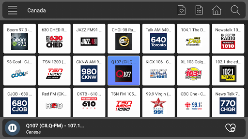 Radio Canada Online - Am Fm Screen 3
