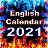 English Calendar 2021 icon