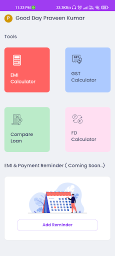 Android application My Business:EMI GST Calculator screenshort