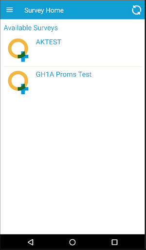 Quality Health Surveys Screen 2