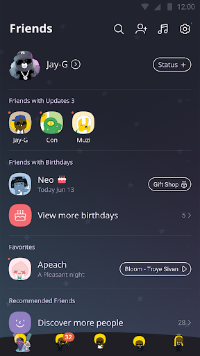 Android application Jay-G - KakaoTalk Theme screenshort