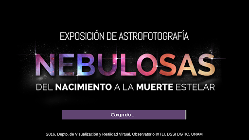 Android application Nebulosas screenshort