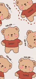 Bear Wallpaper Cute 4K
