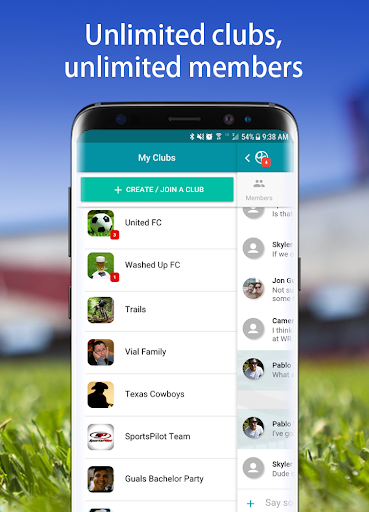 Screenshot of QuickClub