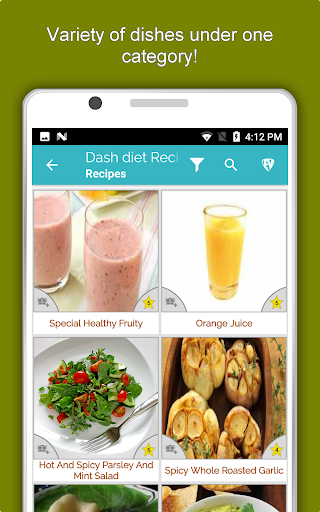 Screenshot of DASH Diet Recipes Offline