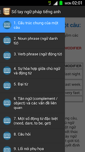 Sổ tay ngữ pháp tiếng anh Screen 2