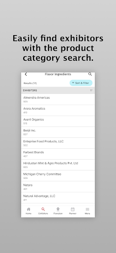 Flavorcon 2024 Mobile App Screen 3