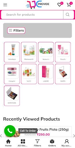 DC Provide:Online Shopping App Screen 3