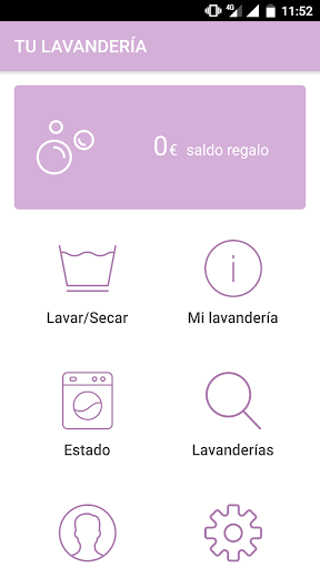 Android application Tu Lavandería screenshort