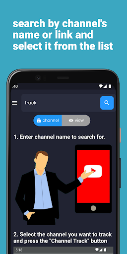 Android application youTRACK screenshort