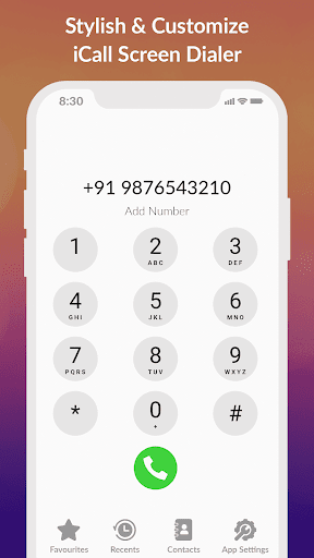 iCall Screen & Caller ID Screen 2