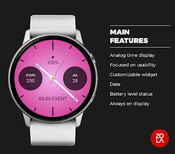 Pink Rose Fit Watch Face