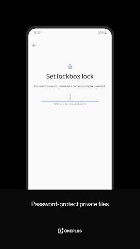 Screenshot of OnePlus File Manager