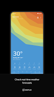 screenshot of OnePlus Weather