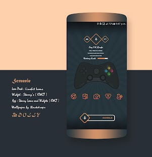 Starry Icons and Widgets (KWGT). Screenshot