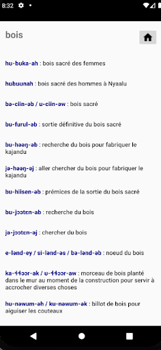 Dictionnaire Keeraak - Fr Screen 3