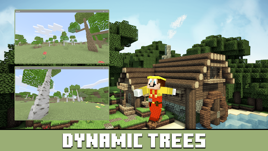 Dynamic Trees Arcade Mod MCPE