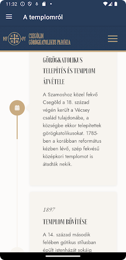 Csegöldi templom Screen 2