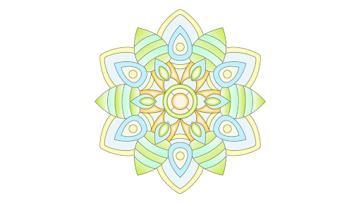 Mini Mandala Coloring Screen 2