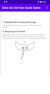 Echo Dot 3rd Gen Quick Guide