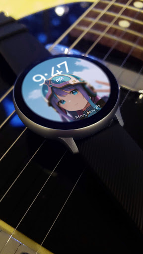 Android application Anime Girl Watch Face screenshort
