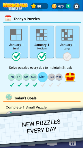 Android application Daily Crossword Arrow Solo screenshort