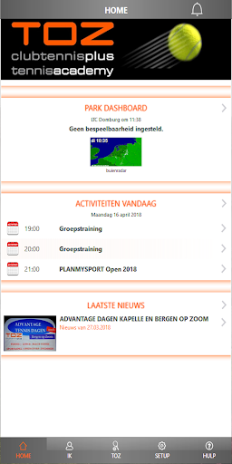 Tennis Organisatie Zuidwest Screen 2