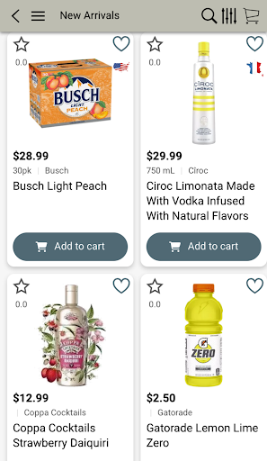 Android application Cabs & Crafts Wine and Liquor screenshort