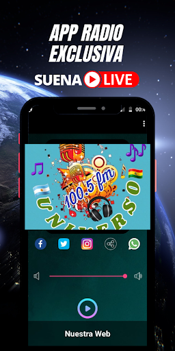 Android application Radio Universo Puya screenshort