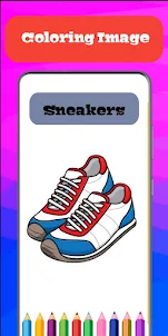 Sneakers Coloring Game