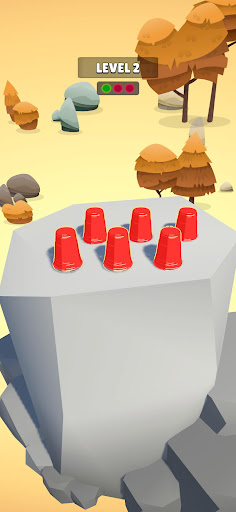 Android application Tricky Cups screenshort