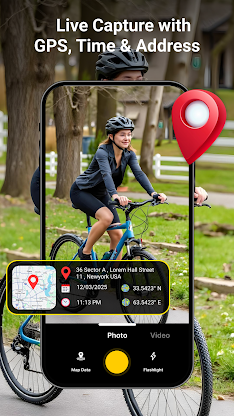 GPS Map Camera Timestamp Photo screenshot 2