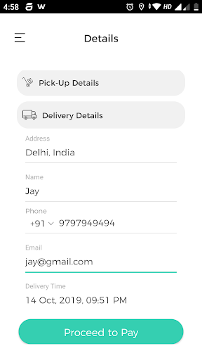MyCarryBox Screen 3