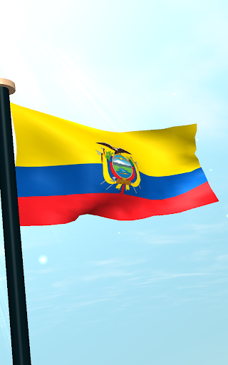 Ecuador Flag 3D Live Wallpaper
