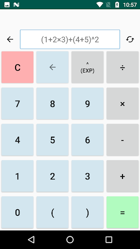 Android application Math (Order of Operations) Ste screenshort