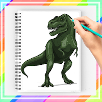 Как нарисовать юрского динозавра
