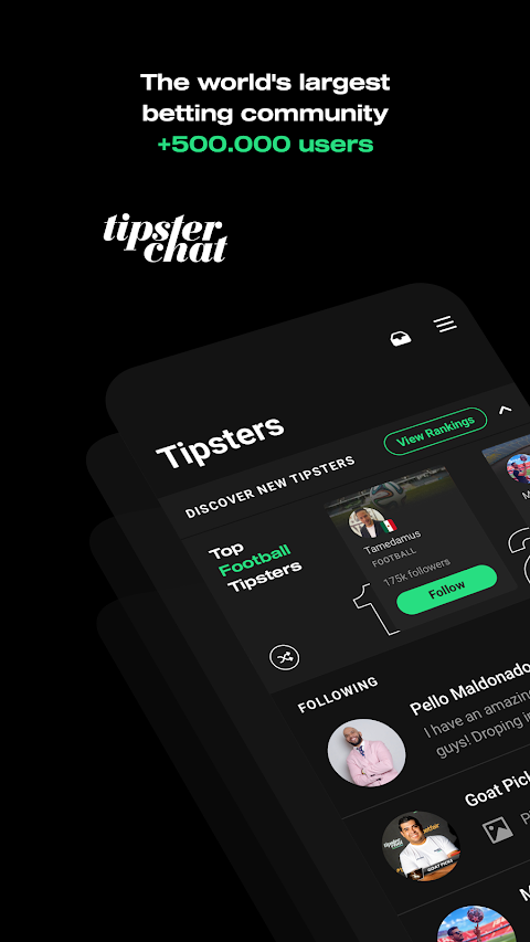Tipster Chat - Pro Sport Tipsのおすすめ画像1