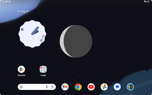 Moon Clock Lunar Phase Widget
